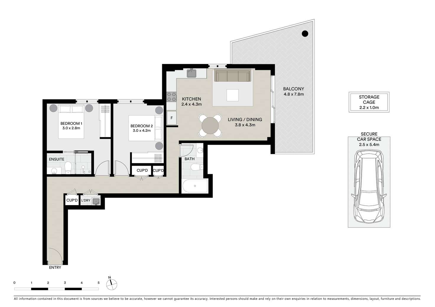 Floorplan of Homely apartment listing, 22/325-331 Peats Ferry Road, Asquith NSW 2077