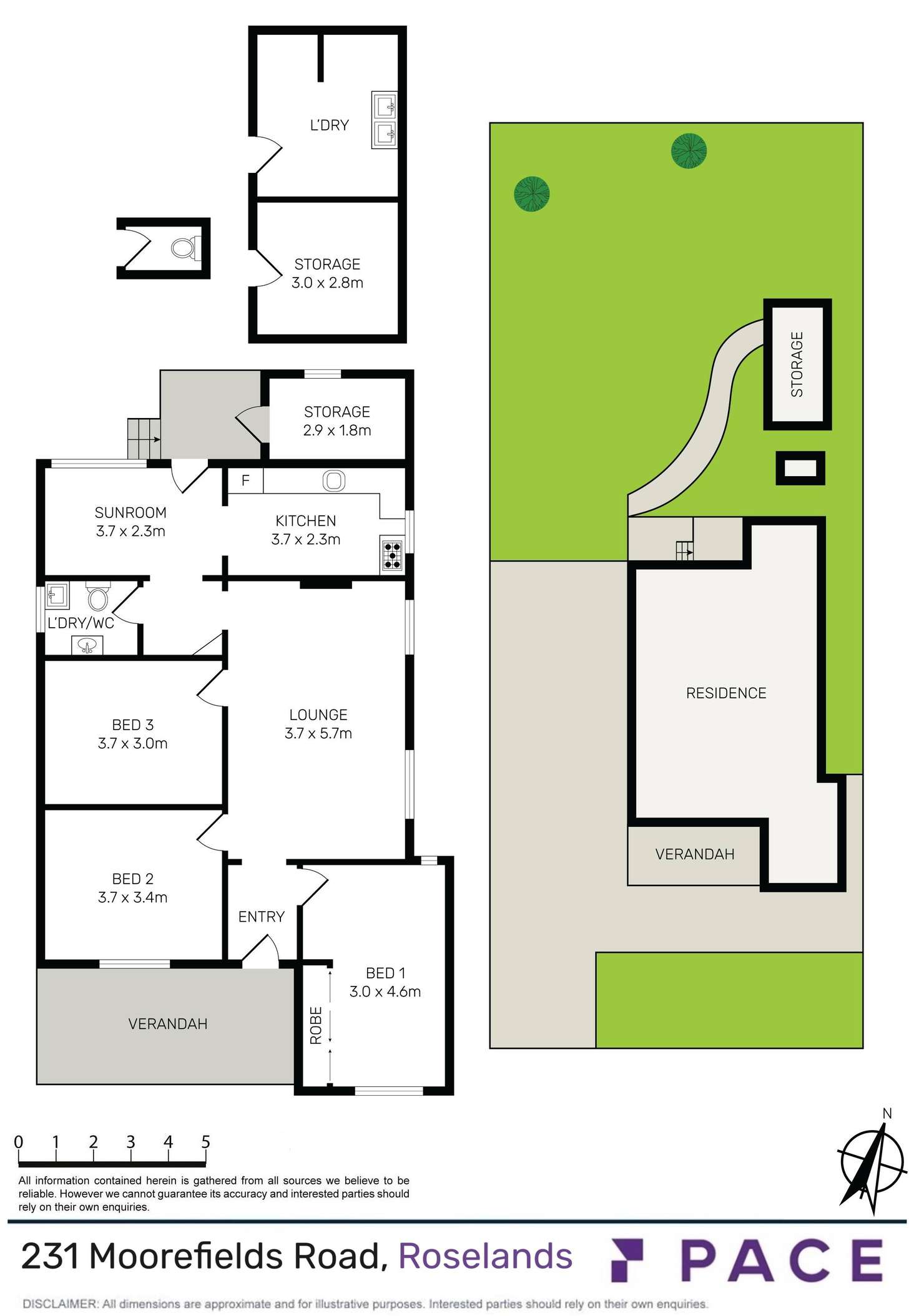 Floorplan of Homely house listing, 231 Moorefields Road, Roselands NSW 2196