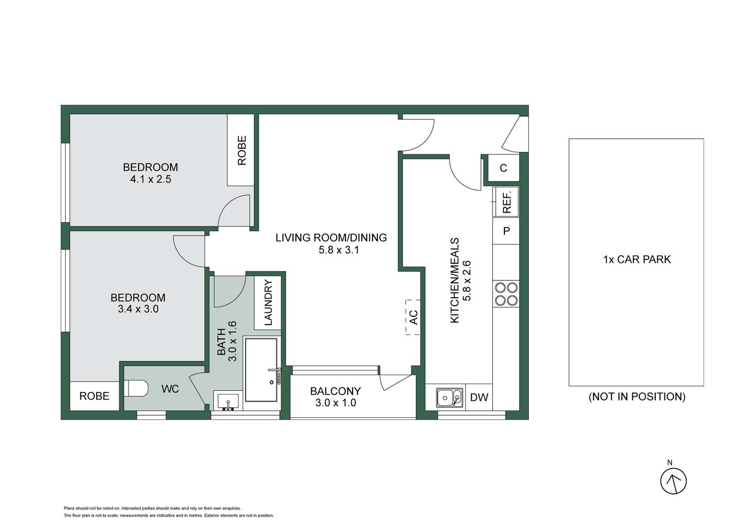 Floorplan of Homely apartment listing, 8/123 Murray Street, Caulfield VIC 3162