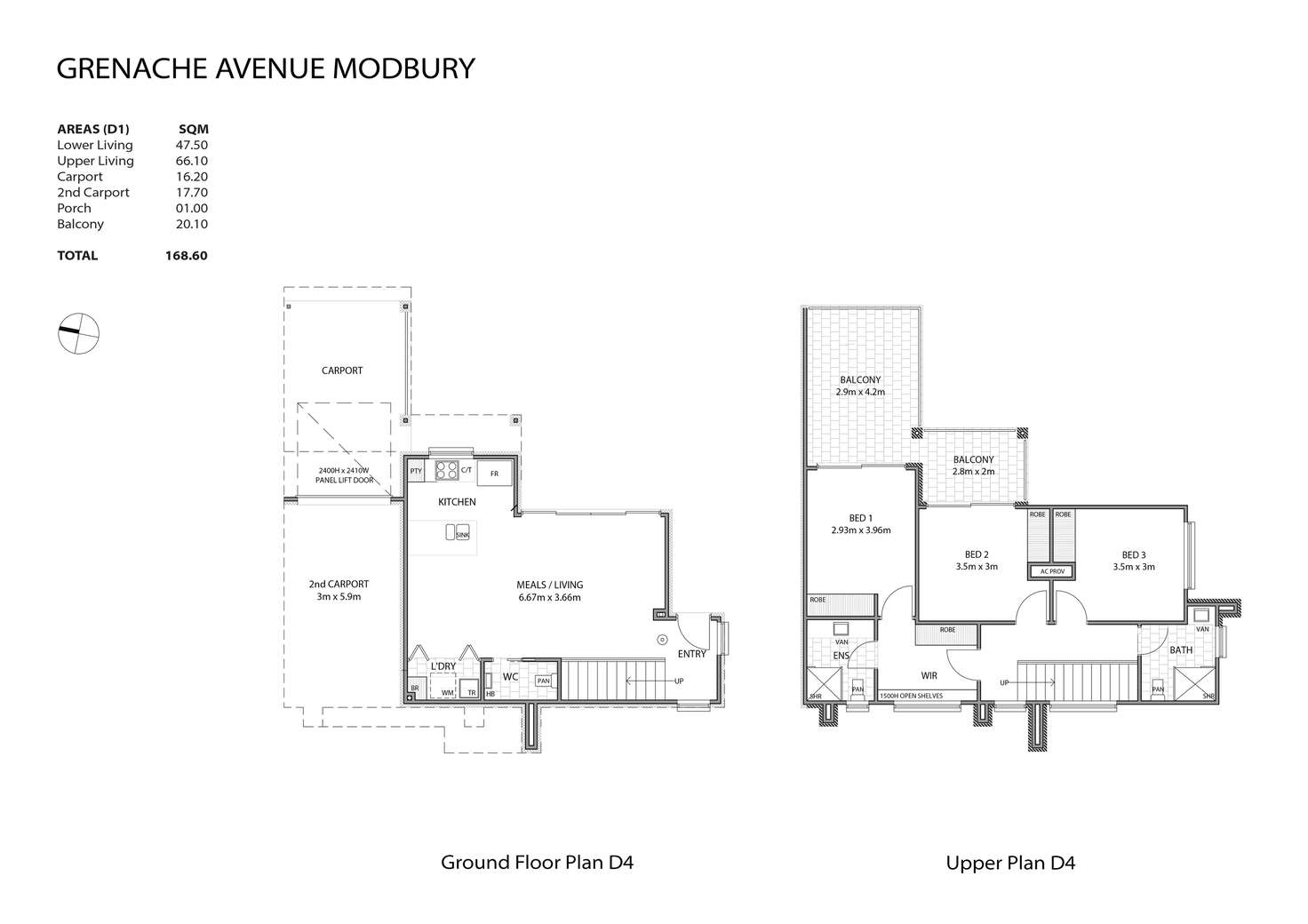 Floorplan of Homely house listing, 1-4/24 Grenache Avenue, Modbury SA 5092