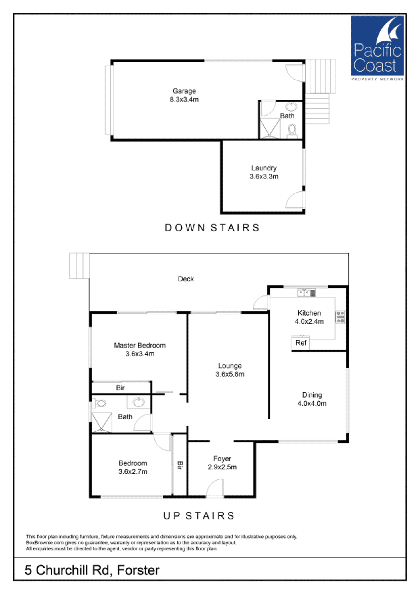 Floorplan of Homely house listing, 5 Churchill Road, Forster NSW 2428