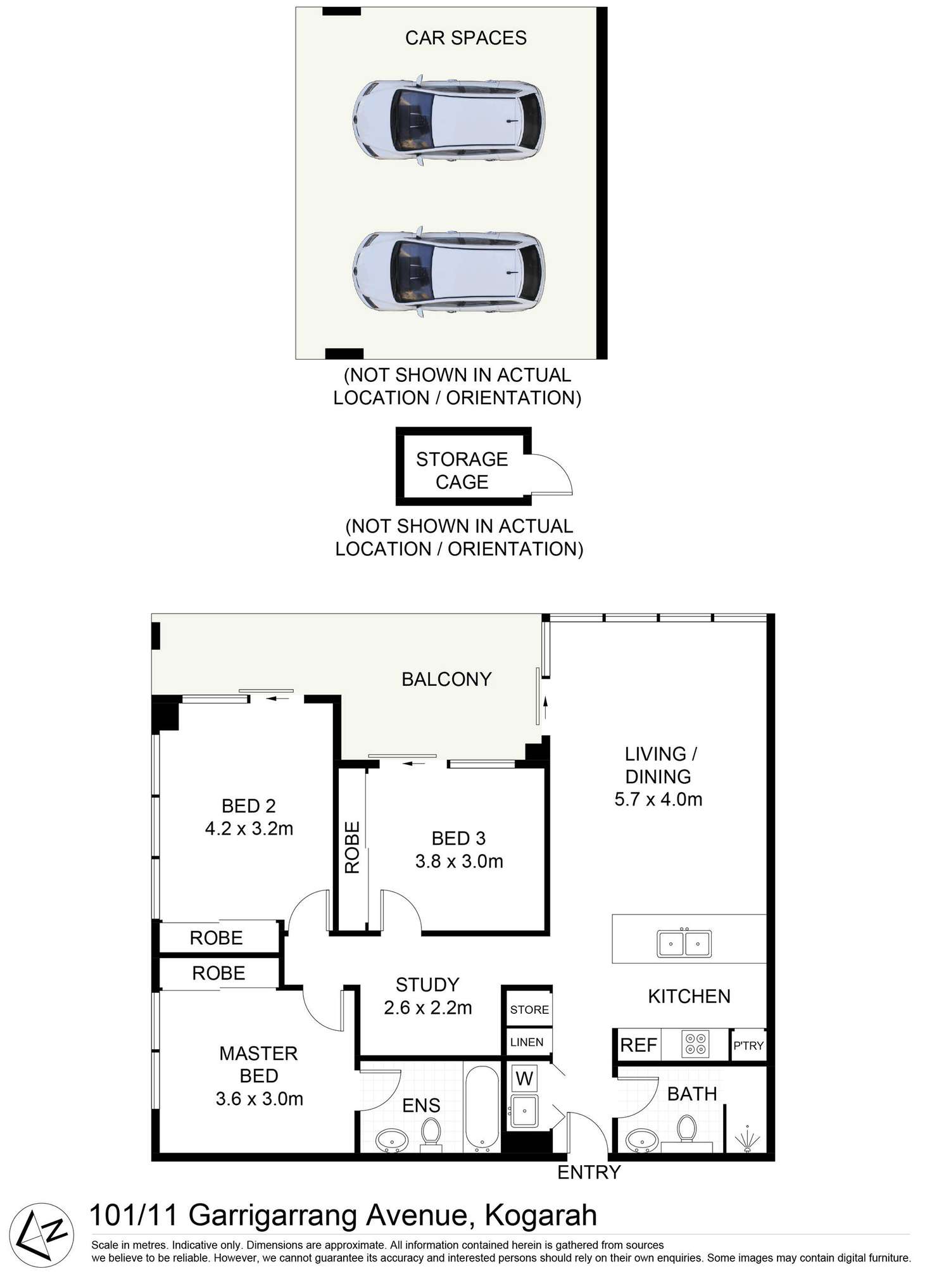 Floorplan of Homely apartment listing, 101/11 Garrigarrang Avenue, Kogarah NSW 2217