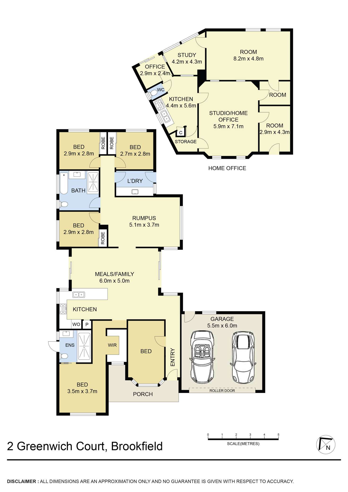 Floorplan of Homely house listing, 2 Greenwich Court, Brookfield VIC 3338