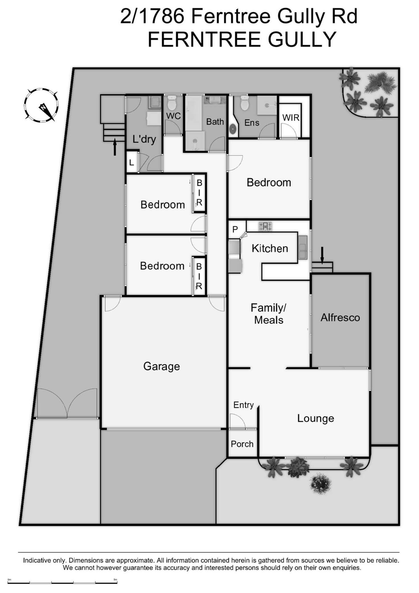 Floorplan of Homely unit listing, 2/1786 Ferntree Gully Road, Ferntree Gully VIC 3156