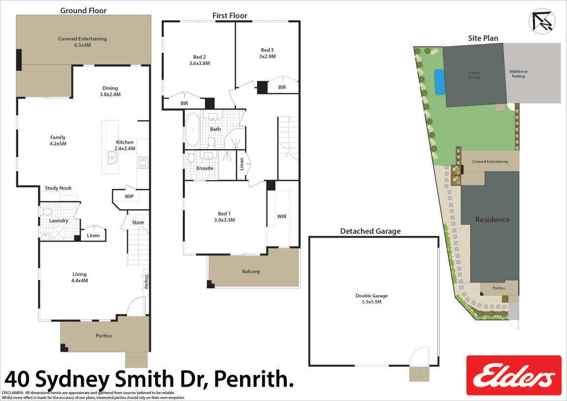 Floorplan of Homely house listing, 40 Sydney Smith Drive, Penrith NSW 2750
