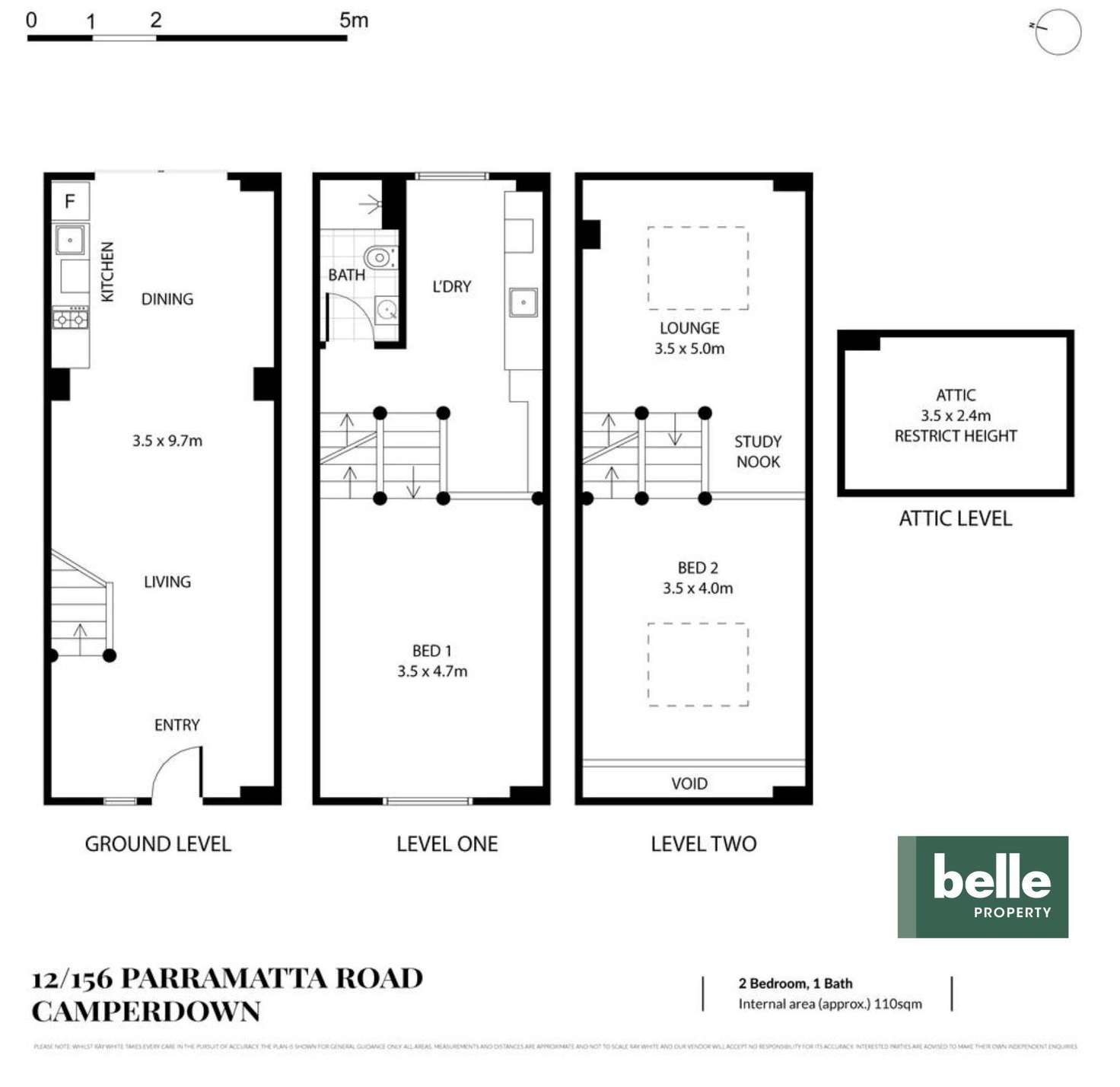 Floorplan of Homely townhouse listing, 12/156-158 Parramatta Road, Camperdown NSW 2050