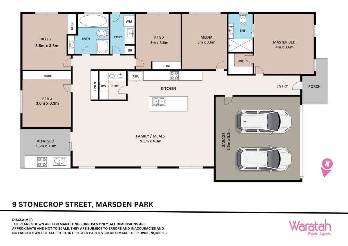 Floorplan of Homely house listing, 9 Stonecrop Street, Marsden Park NSW 2765