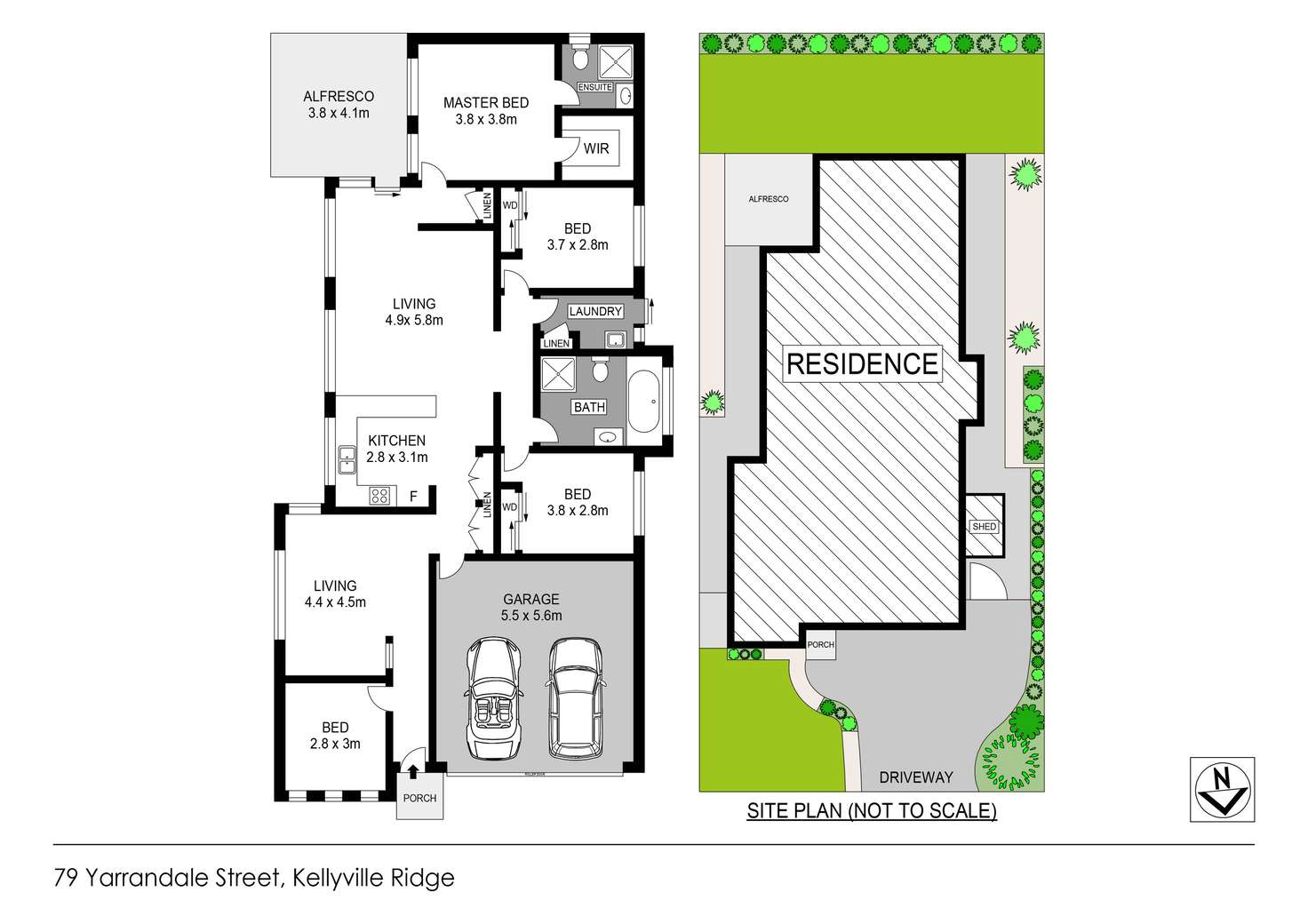 Floorplan of Homely house listing, 79 Yarrandale Street, Kellyville Ridge NSW 2155