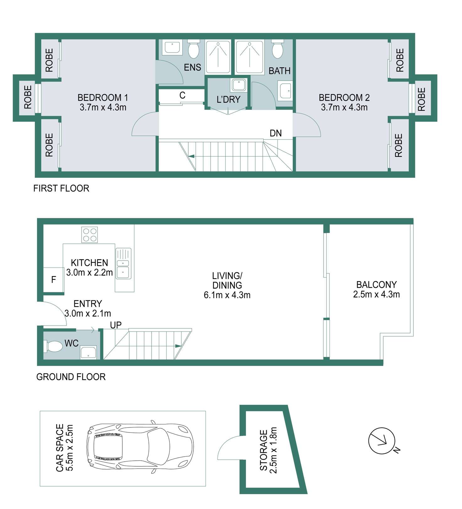 Floorplan of Homely apartment listing, 107/402B Liverpool Road, Croydon NSW 2132