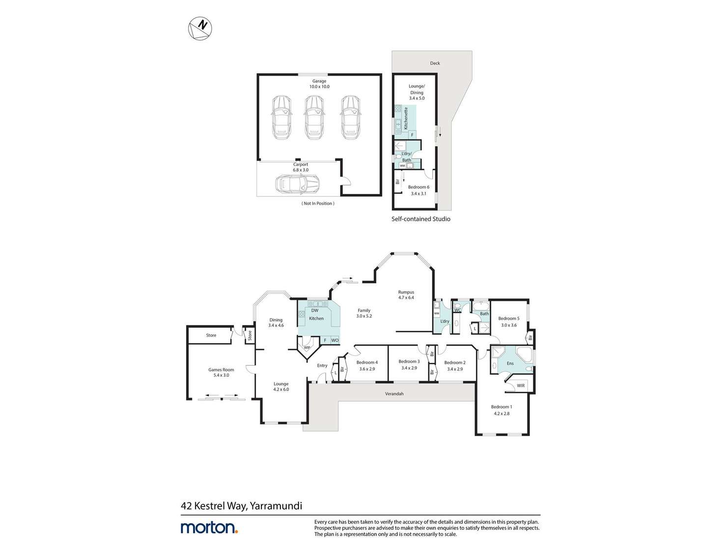 Floorplan of Homely house listing, 42 Kestrel Way, Yarramundi NSW 2753