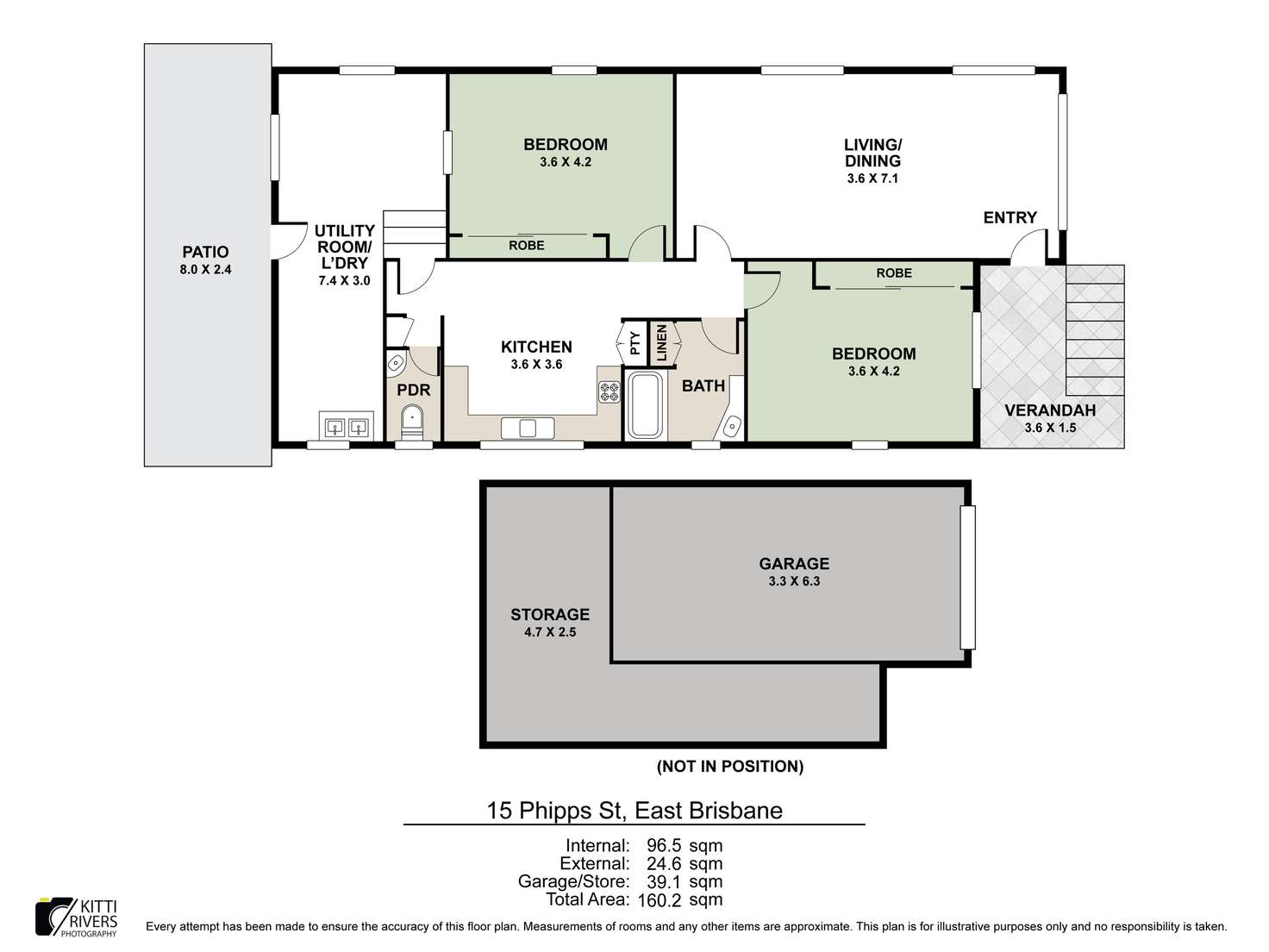 Floorplan of Homely house listing, 15 Phipps Street, East Brisbane QLD 4169
