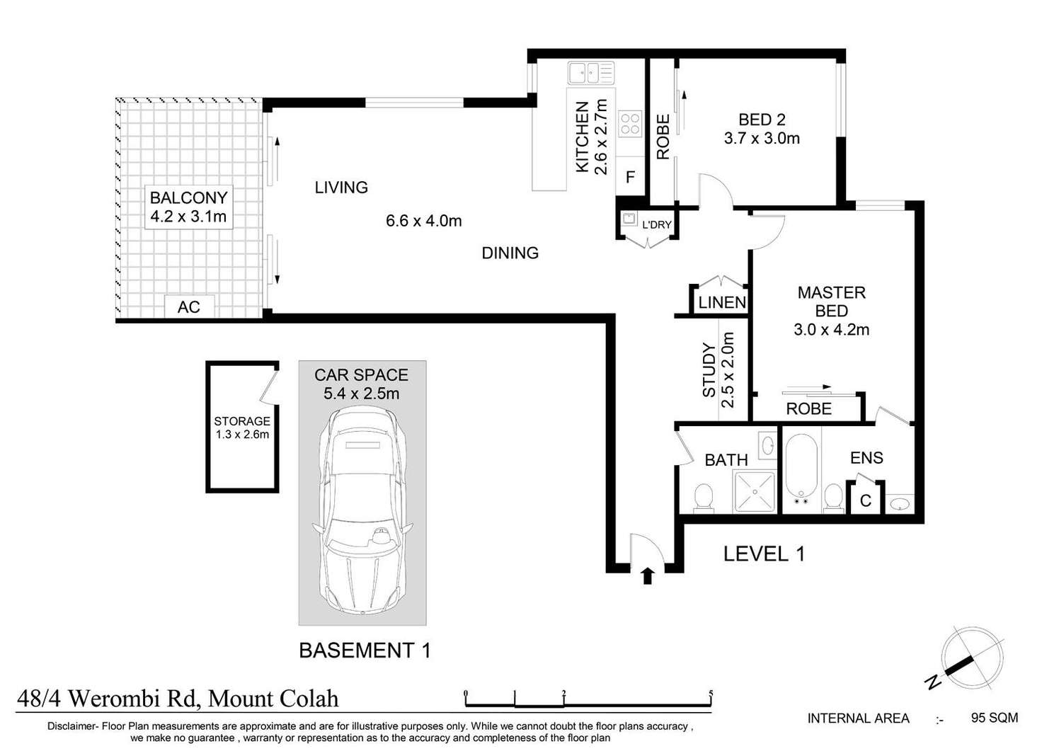 Floorplan of Homely apartment listing, 48/4 Werombi Road, Mount Colah NSW 2079