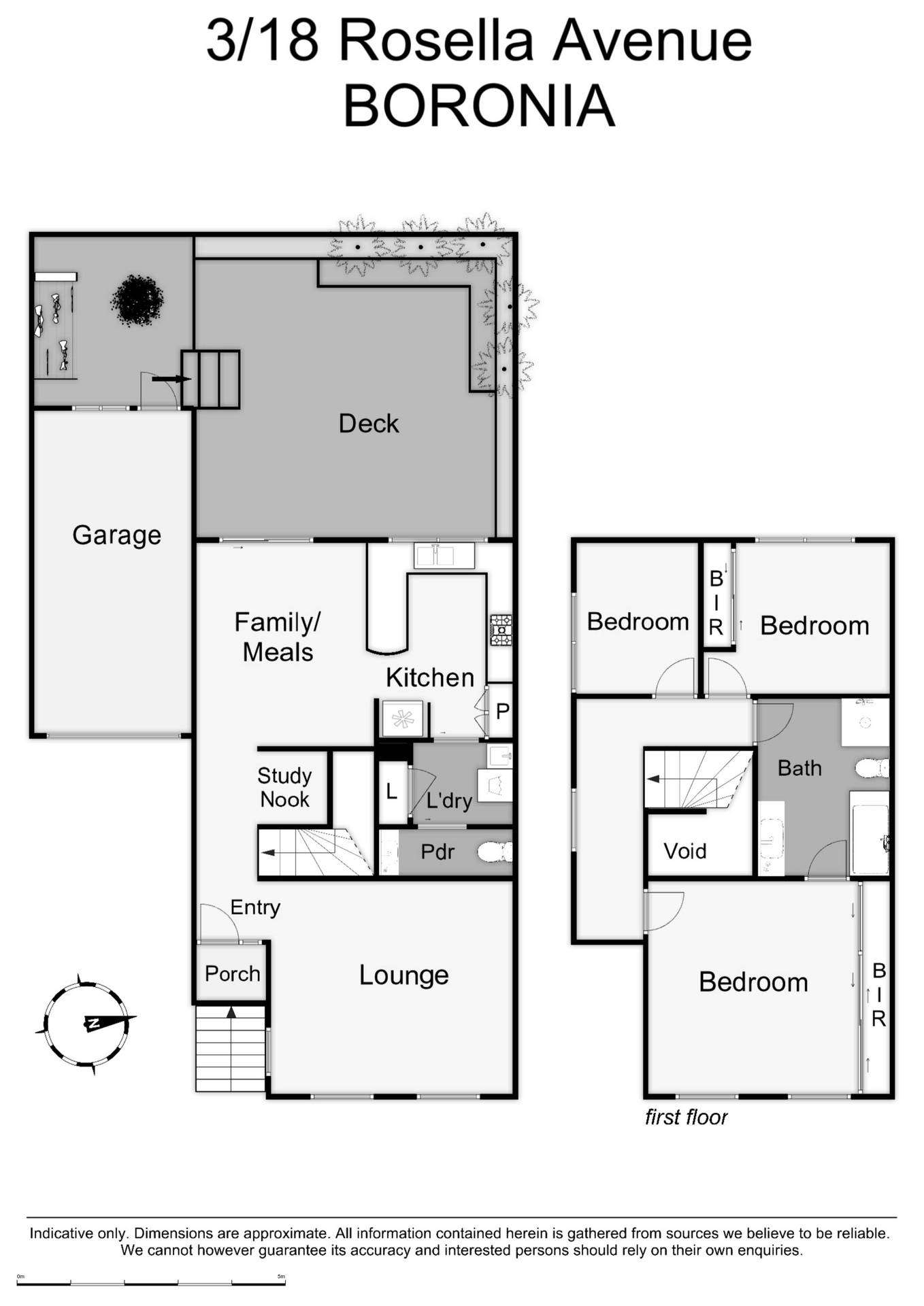 Floorplan of Homely unit listing, 3/18 Rosella Avenue, Boronia VIC 3155