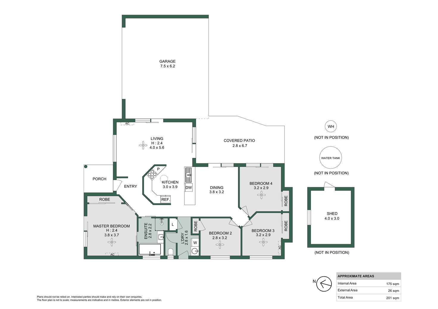 Floorplan of Homely house listing, 4 Holliday Drive, Edens Landing QLD 4207
