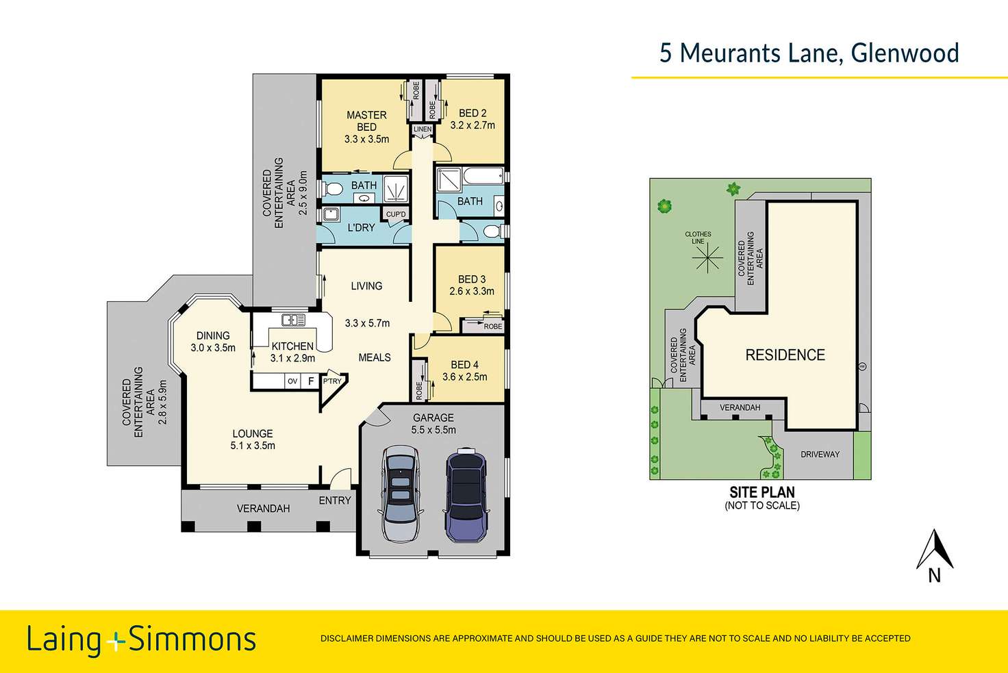 Floorplan of Homely house listing, 5 Meurants Lane, Glenwood NSW 2768