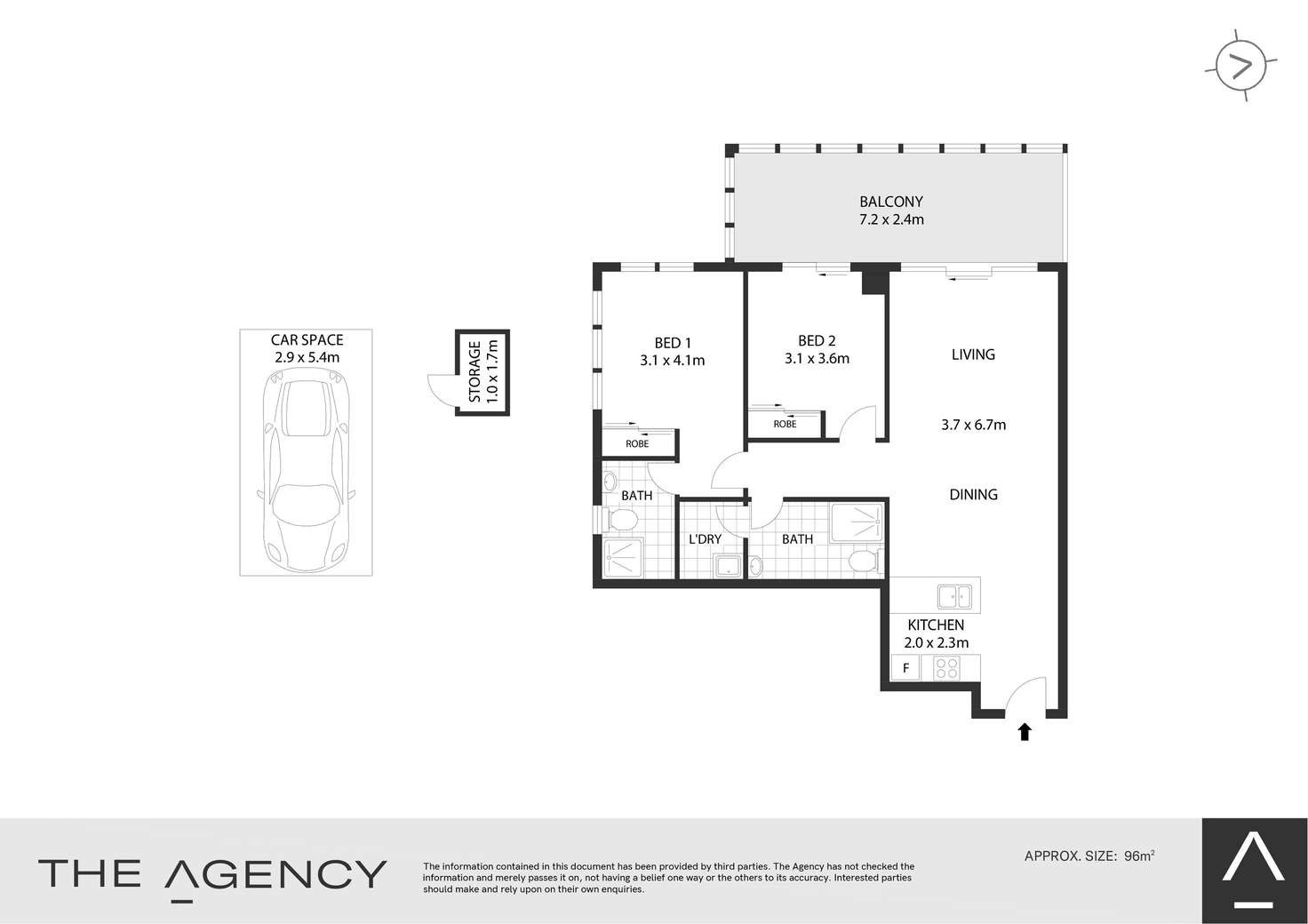Floorplan of Homely unit listing, 11/14 Pound Road, Hornsby NSW 2077