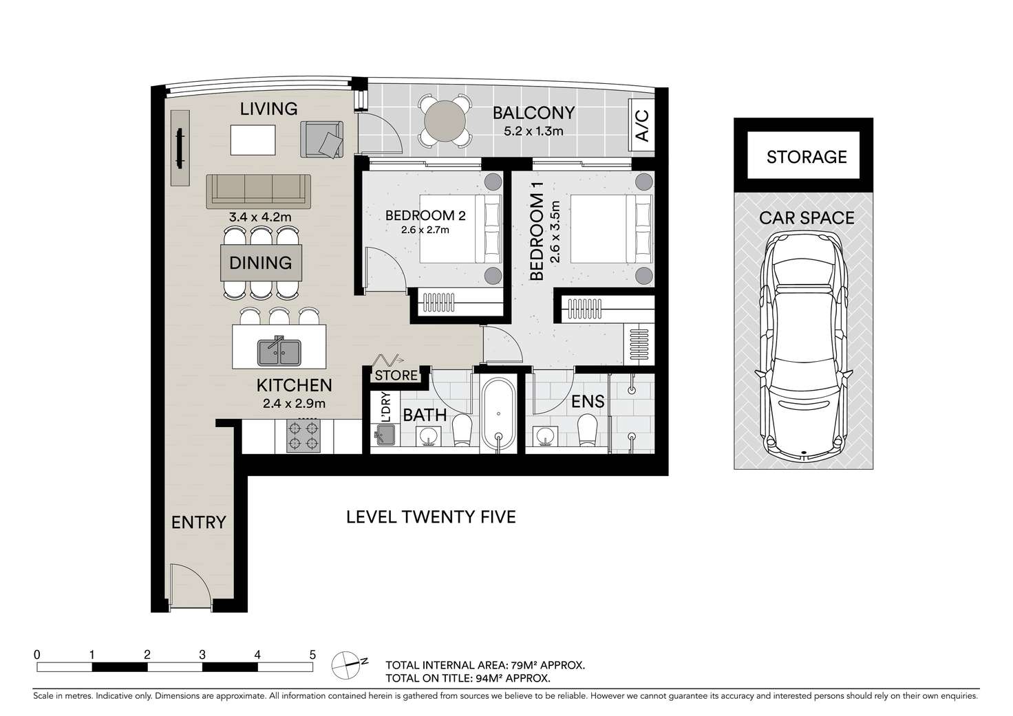 Floorplan of Homely apartment listing, 2510/1 Australia Avenue, Sydney Olympic Park NSW 2127
