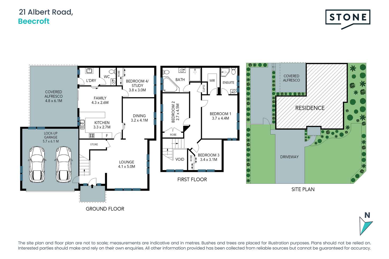Floorplan of Homely semiDetached listing, 21 Albert Road, Beecroft NSW 2119