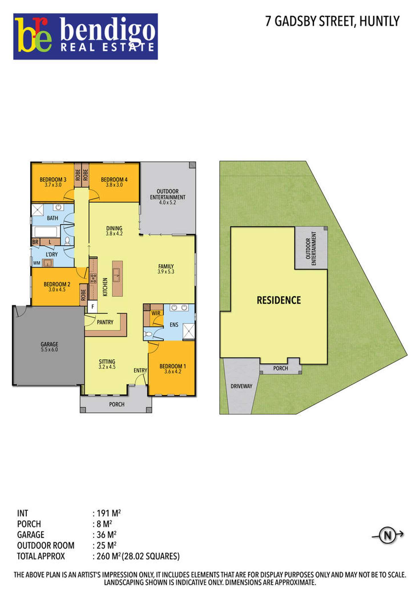 Floorplan of Homely house listing, 7 Gadsby Street, Huntly VIC 3551