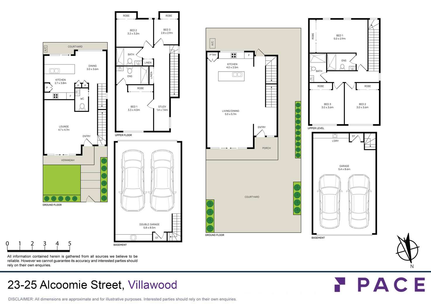 Floorplan of Homely townhouse listing, 6/23-25 Alcoomie Street, Villawood NSW 2163