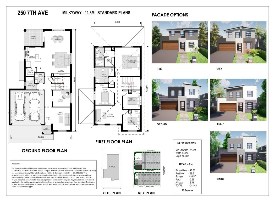 Floorplan of Homely house listing, Lot 6/250 Seventh Avenue, Austral NSW 2179