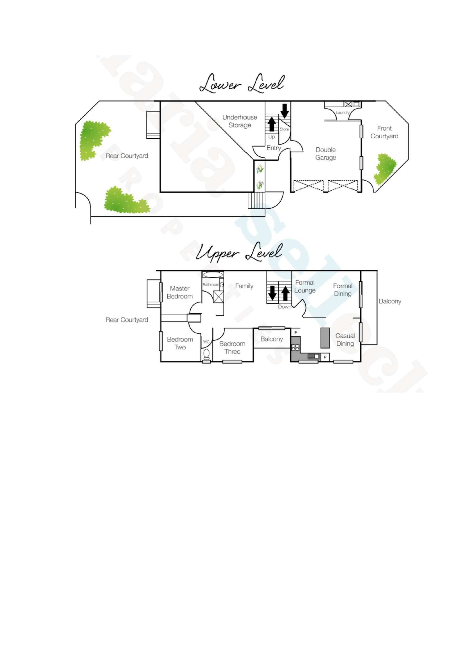 Floorplan of Homely townhouse listing, 77 Hallen Close, Phillip ACT 2606