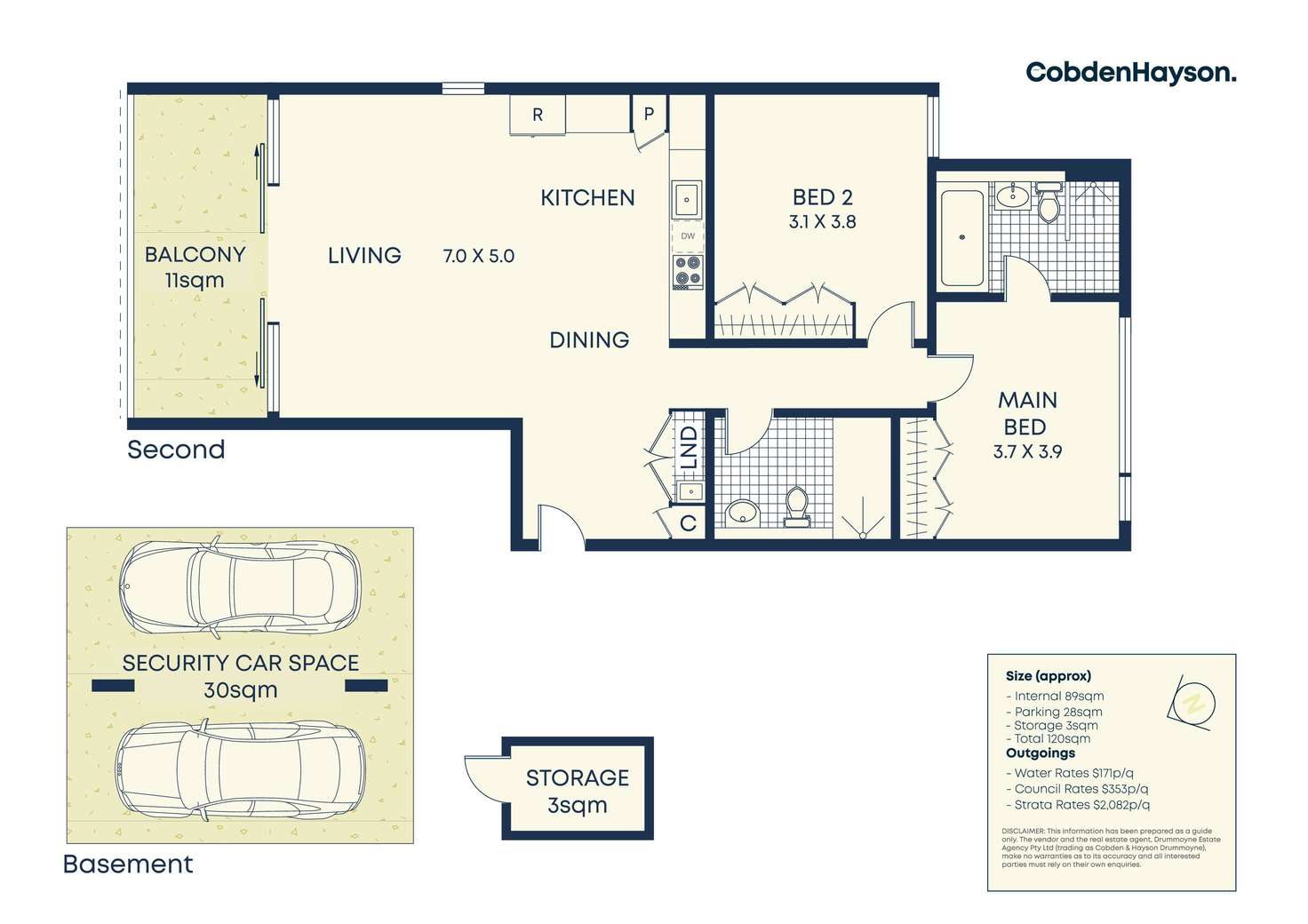 Floorplan of Homely apartment listing, 204/114 Elliott Street, Balmain NSW 2041
