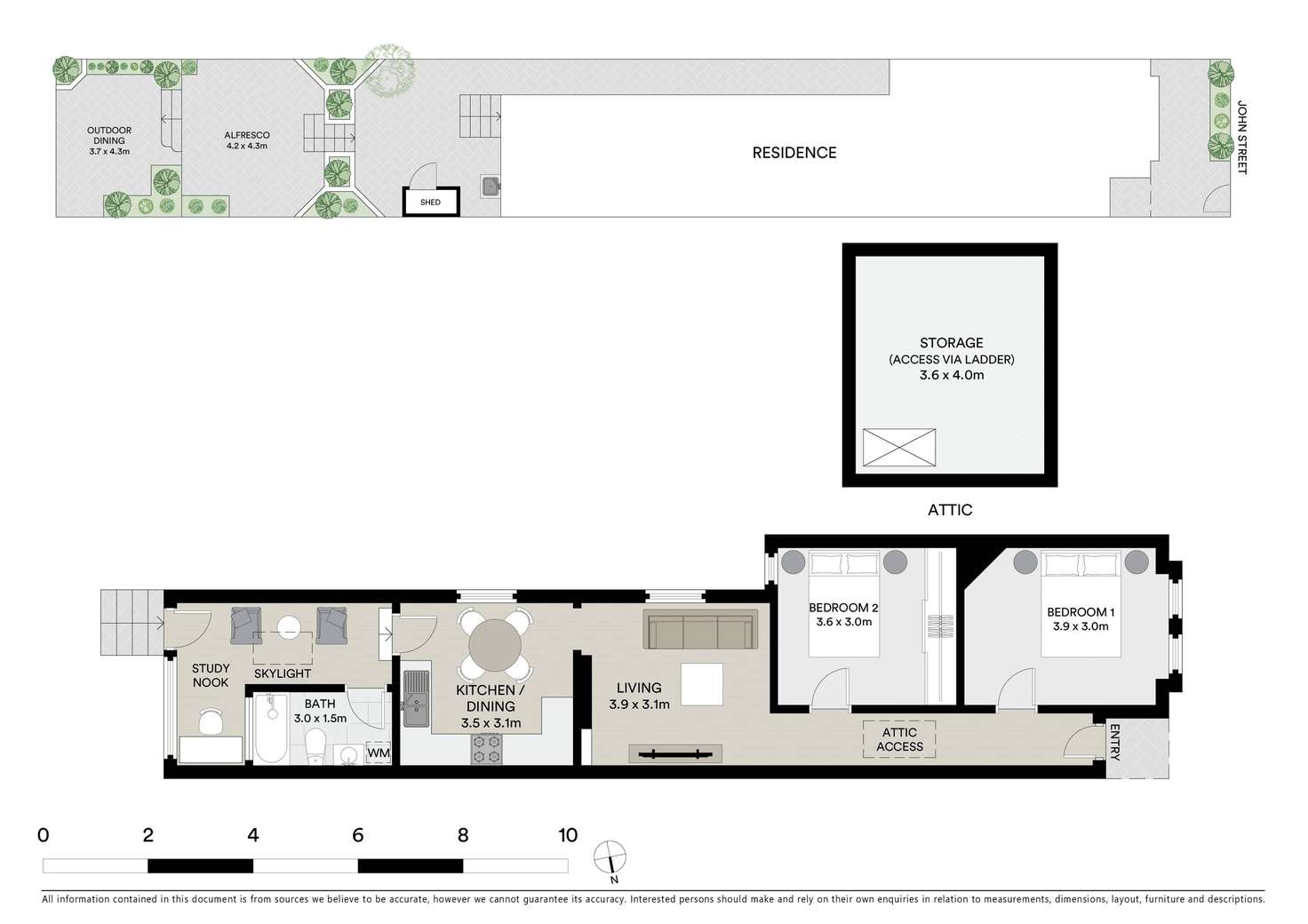 Floorplan of Homely house listing, 17 John Street, Leichhardt NSW 2040