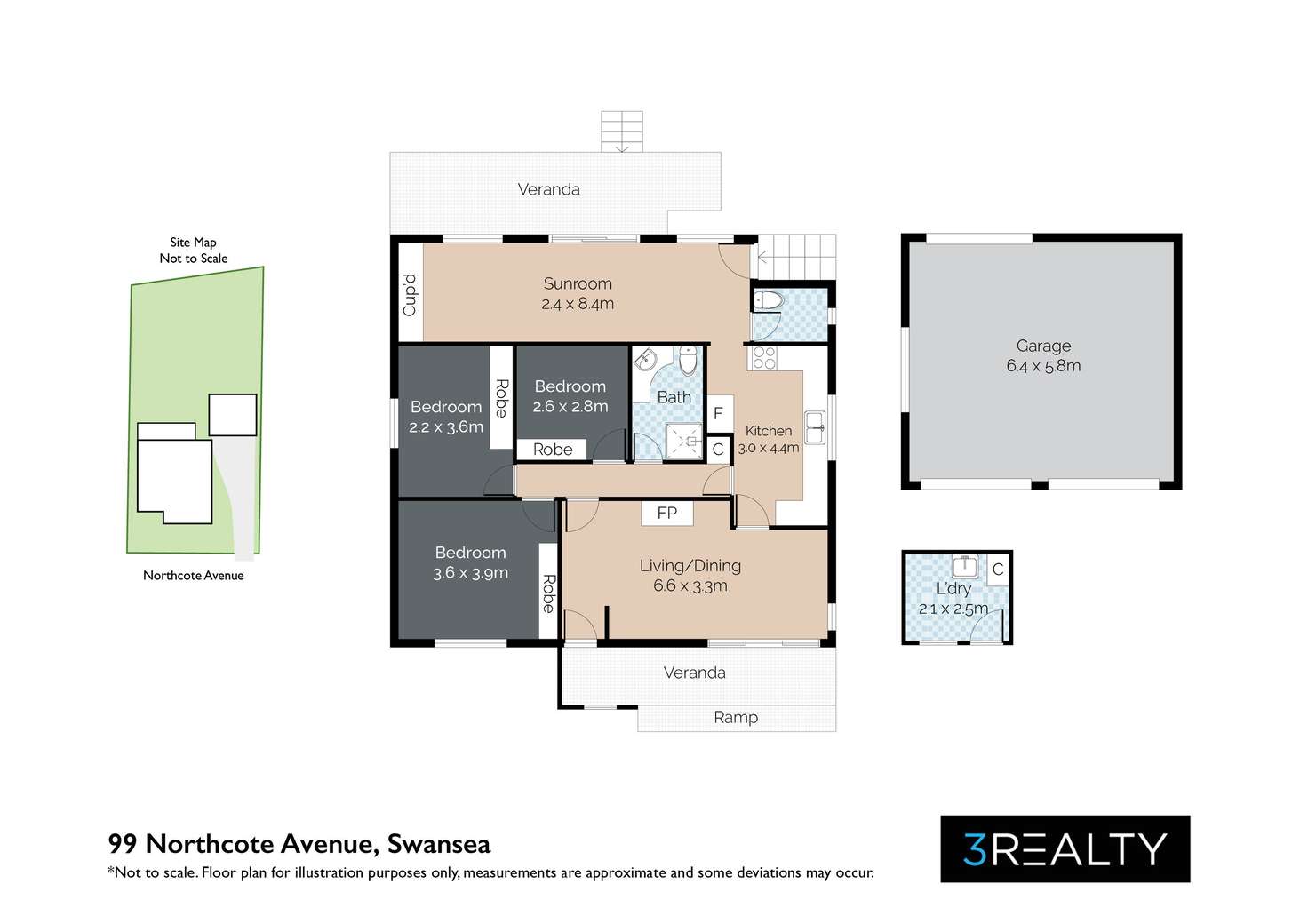 Floorplan of Homely house listing, 99 Northcote Avenue, Swansea NSW 2281