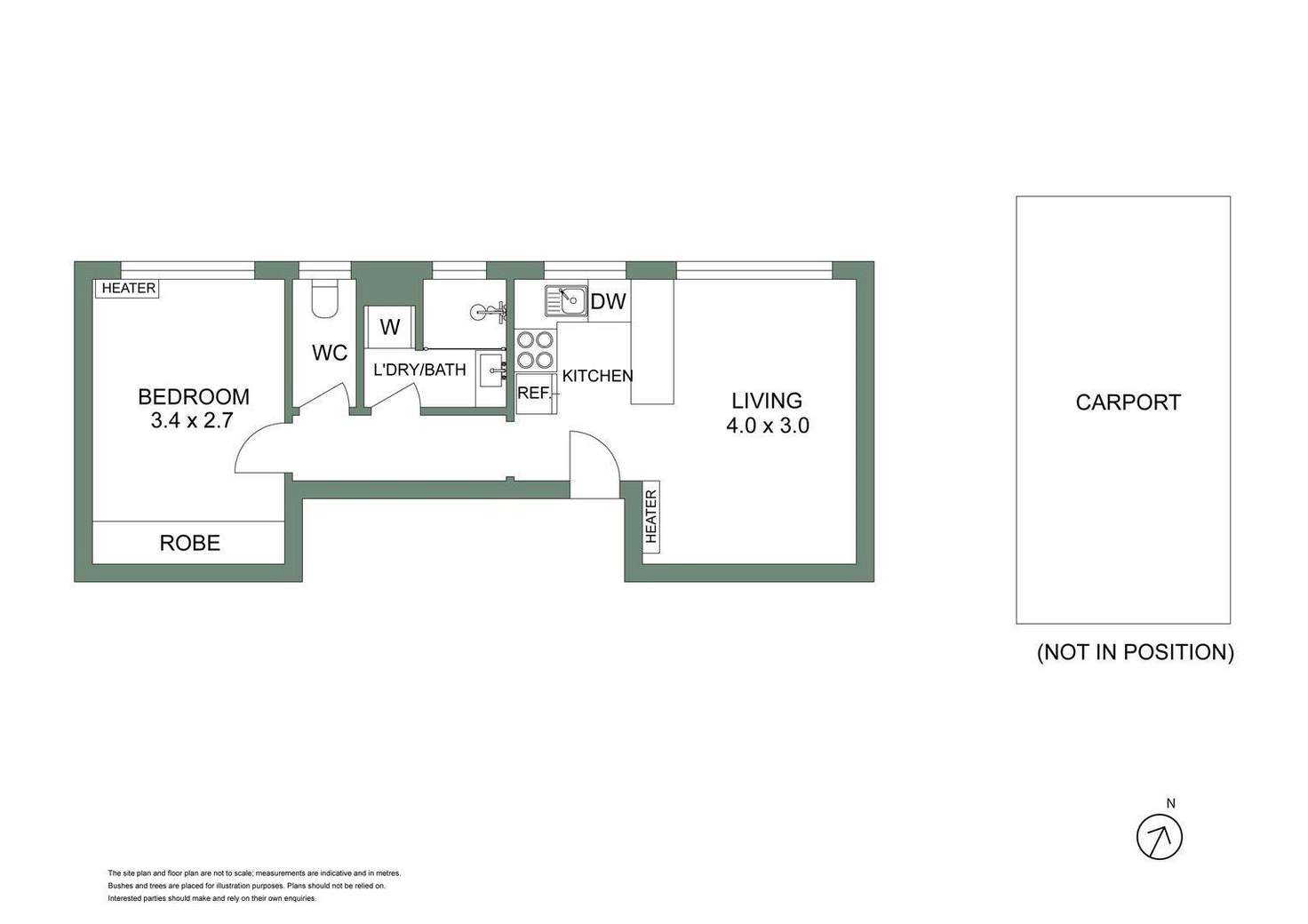 Floorplan of Homely apartment listing, 5/100 Millswyn Street, South Yarra VIC 3141
