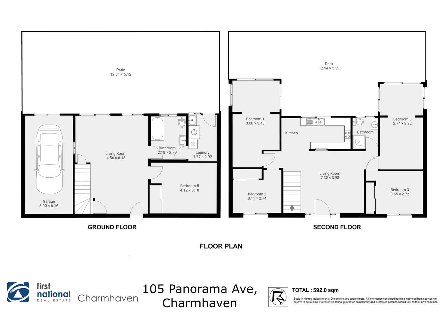 Floorplan of Homely house listing, 105 Panorama Avenue, Charmhaven NSW 2263