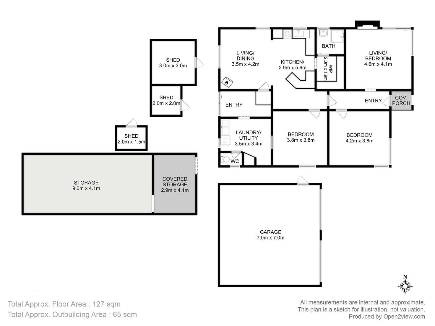 Floorplan of Homely house listing, 127 Littles Road, Premaydena TAS 7185
