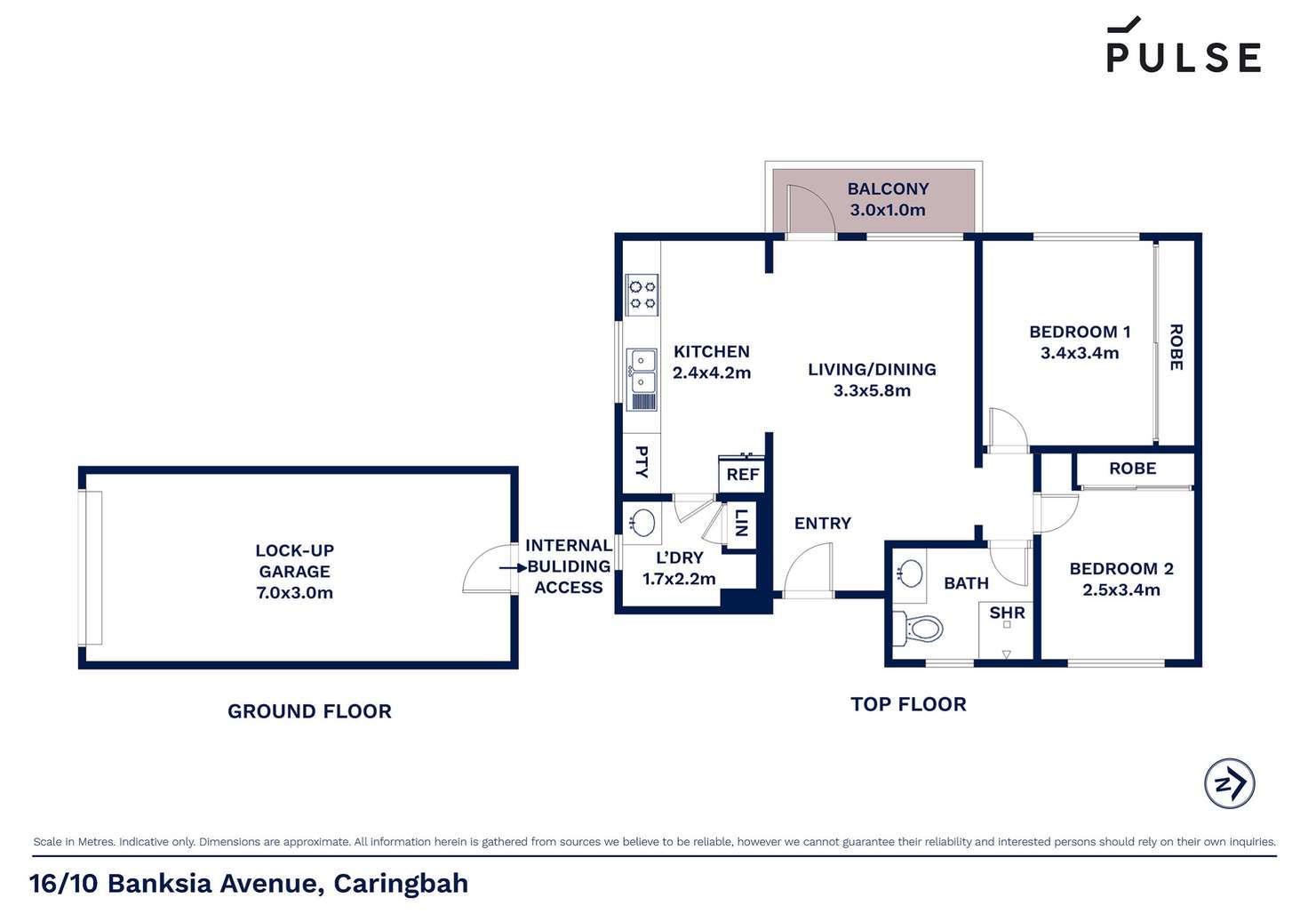Floorplan of Homely apartment listing, 16/10-12 Banksia Road, Caringbah NSW 2229