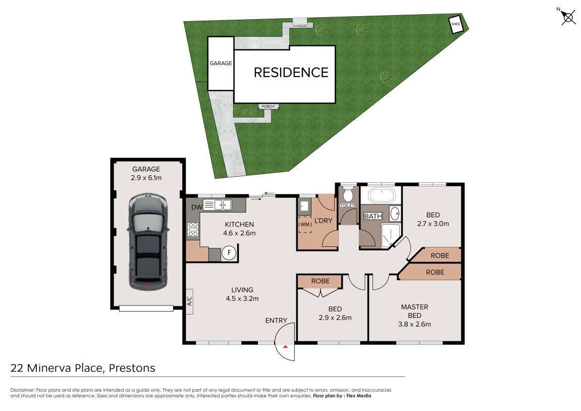 Floorplan of Homely house listing, 22 Minerva Place, Prestons NSW 2170