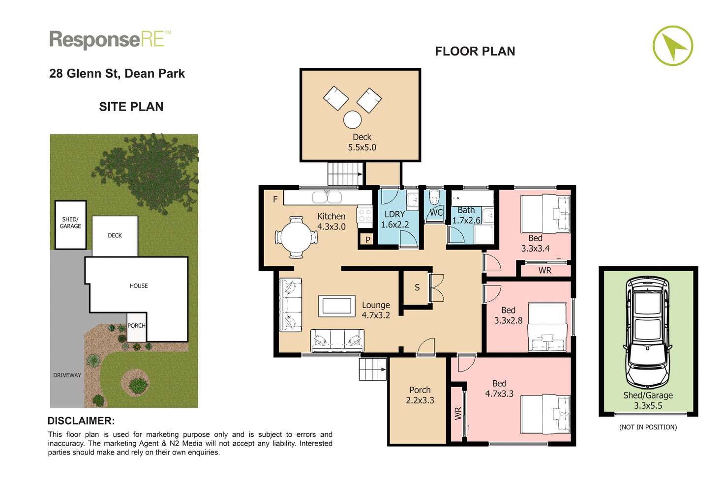 Floorplan of Homely house listing, 28 Glenn Street, Dean Park NSW 2761