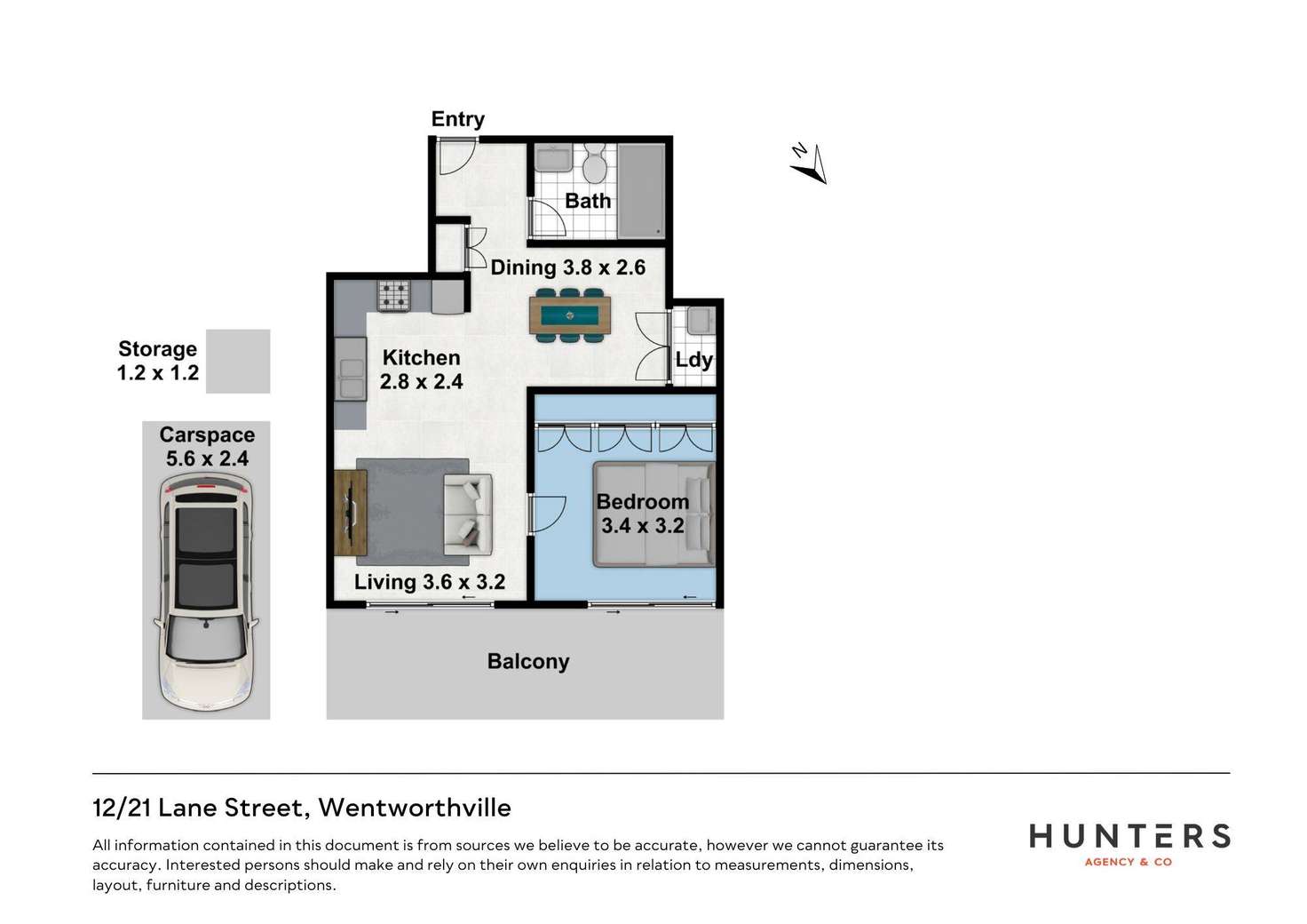 Floorplan of Homely apartment listing, 12/21-23 Lane Street, Wentworthville NSW 2145