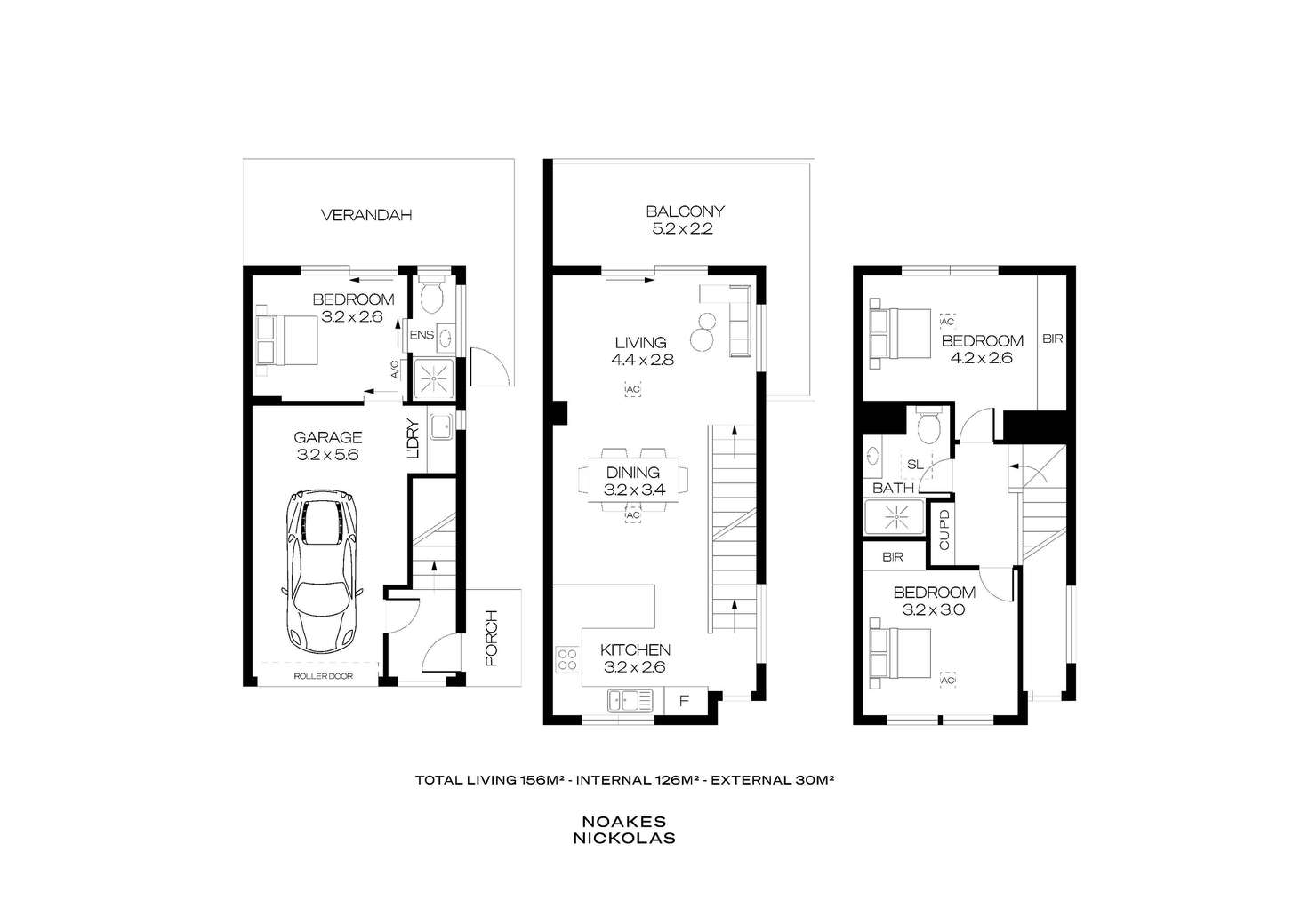 Floorplan of Homely townhouse listing, 16/187 Anzac Highway, Kurralta Park SA 5037