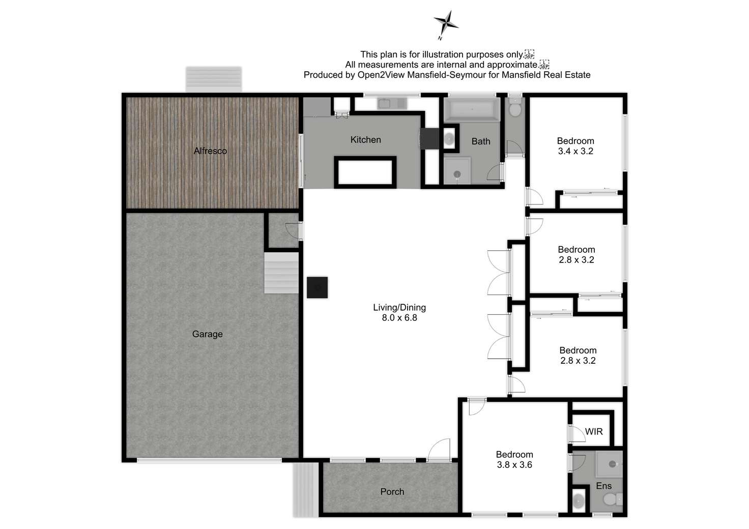 Floorplan of Homely house listing, 51 Arnot Street, Bonnie Doon VIC 3720