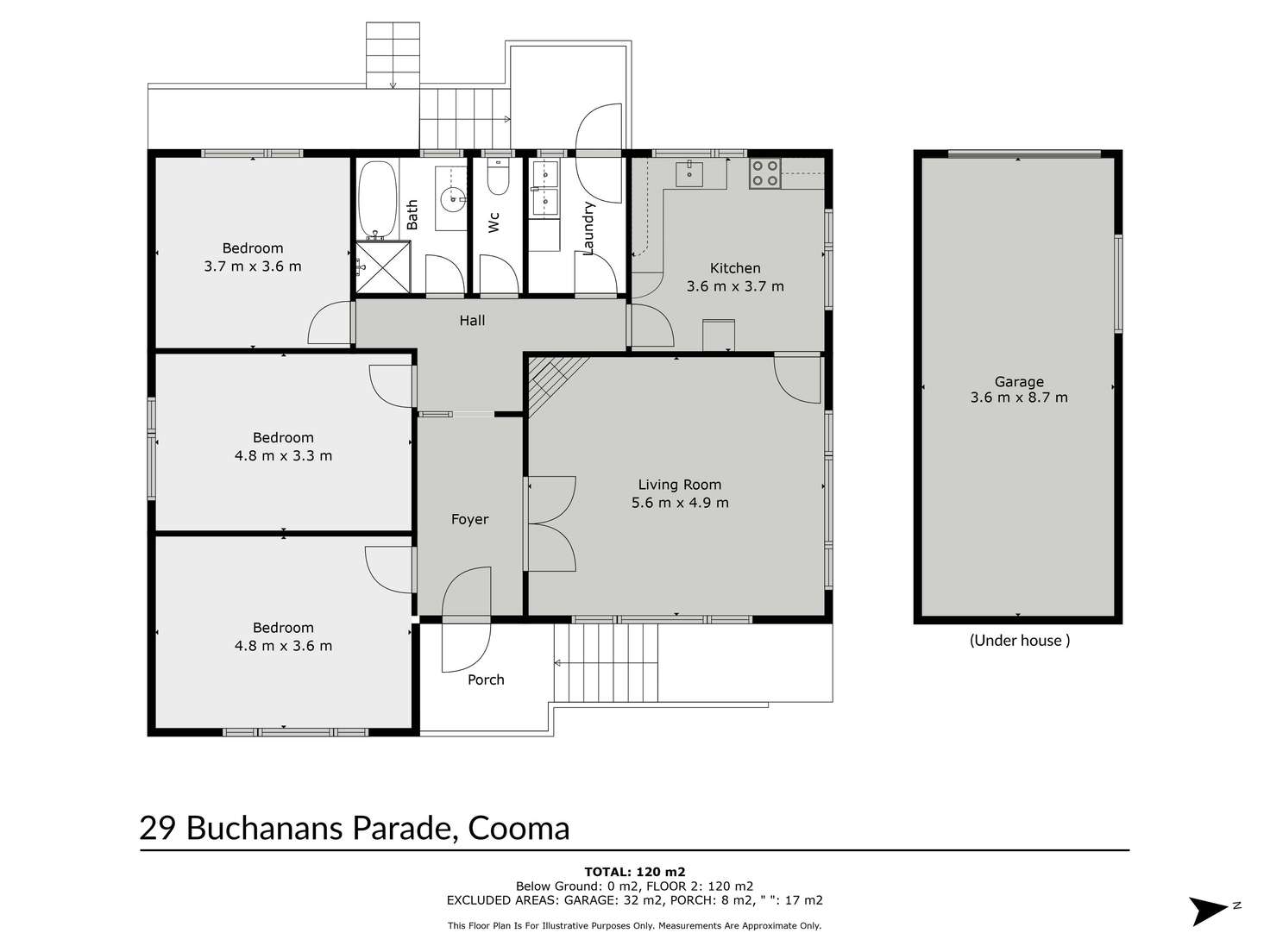 Floorplan of Homely house listing, 29 Buchan Parade, Cooma NSW 2630