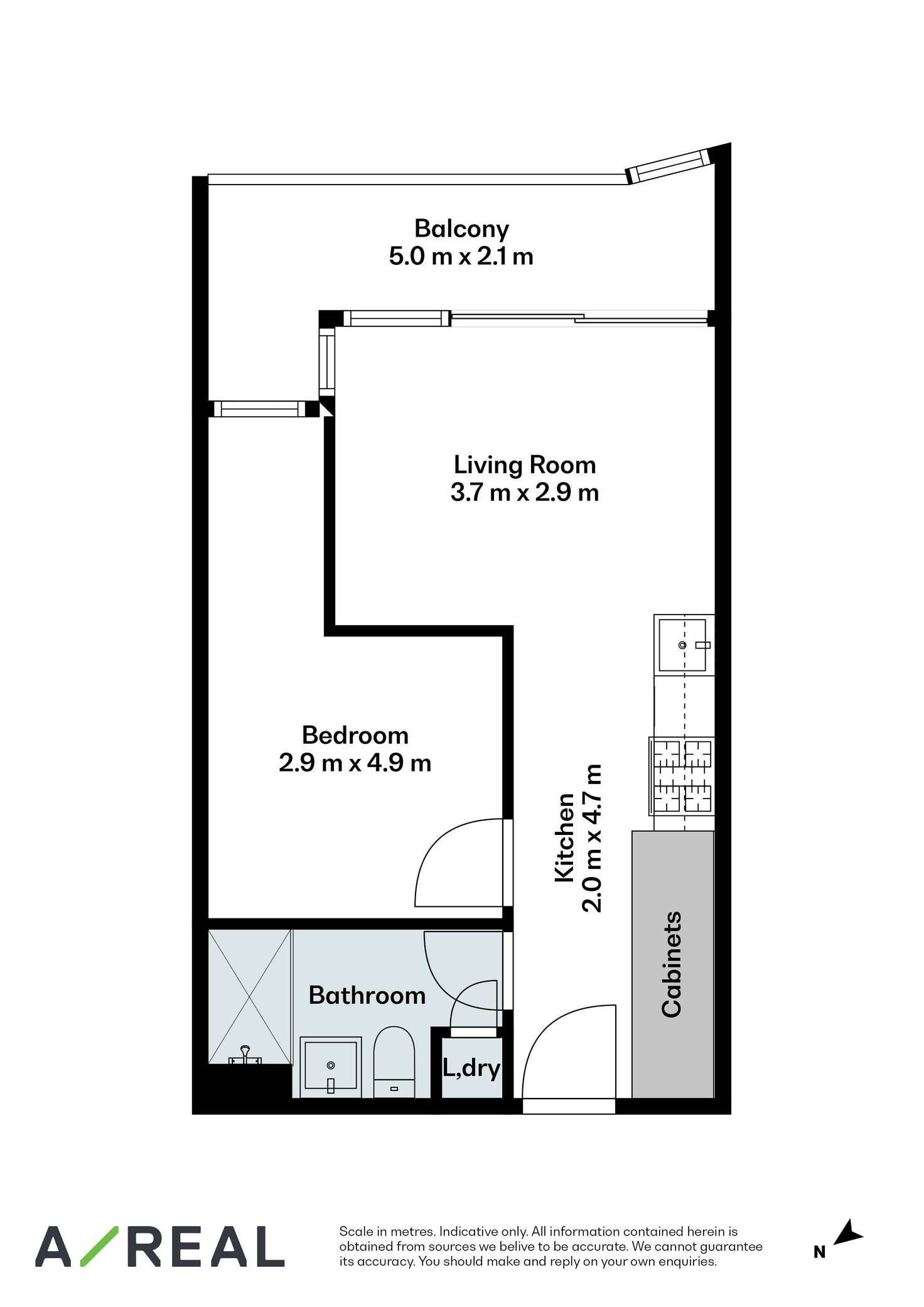 Floorplan of Homely apartment listing, 916/8 Daly Street, South Yarra VIC 3141