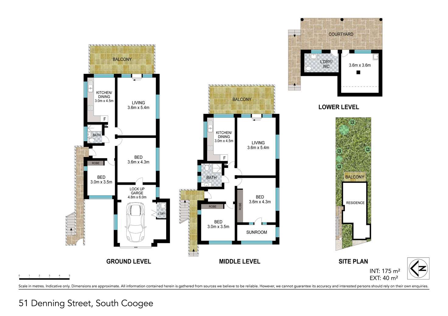Floorplan of Homely house listing, 51 Denning Street, South Coogee NSW 2034