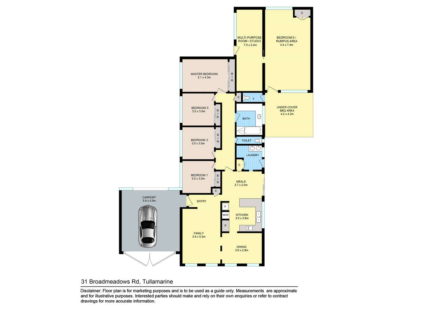 Floorplan of Homely house listing, 31 Broadmeadows Road, Tullamarine VIC 3043