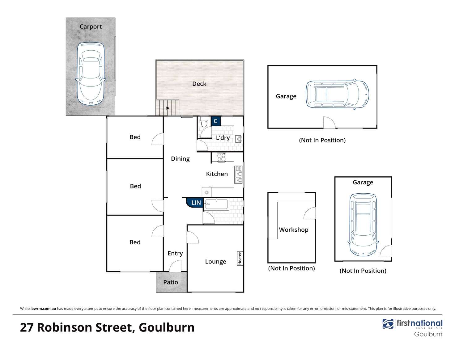 Floorplan of Homely house listing, 27 Robinson Street, Goulburn NSW 2580
