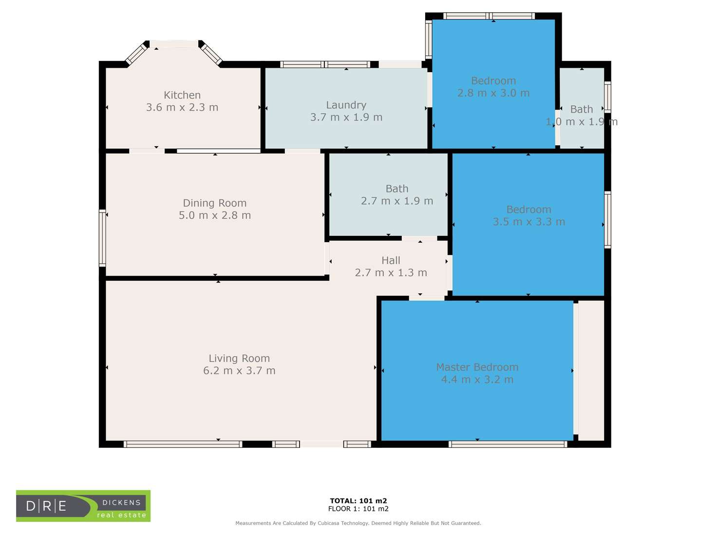 Floorplan of Homely house listing, 13 Brooks Street, Bright VIC 3741