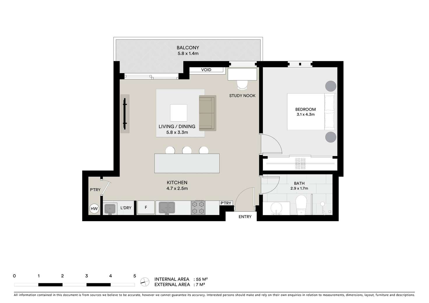 Floorplan of Homely apartment listing, 901/100 Western Beach Road, Geelong VIC 3220
