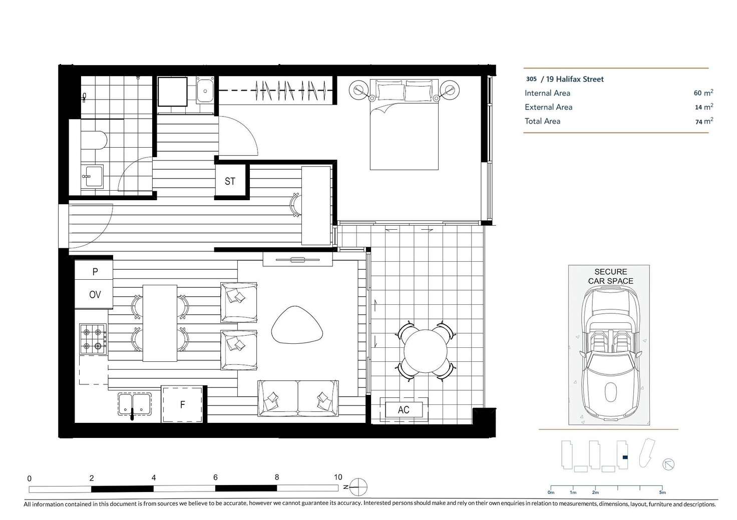 Floorplan of Homely apartment listing, 305/19 Halifax Street, Macquarie Park NSW 2113