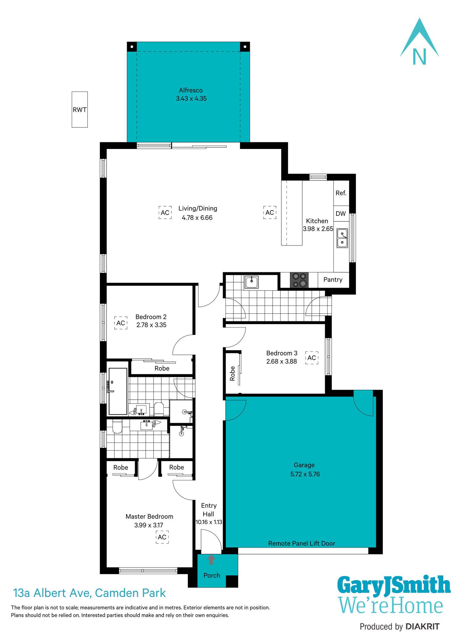 Floorplan of Homely house listing, 13A Albert Avenue, Camden Park SA 5038