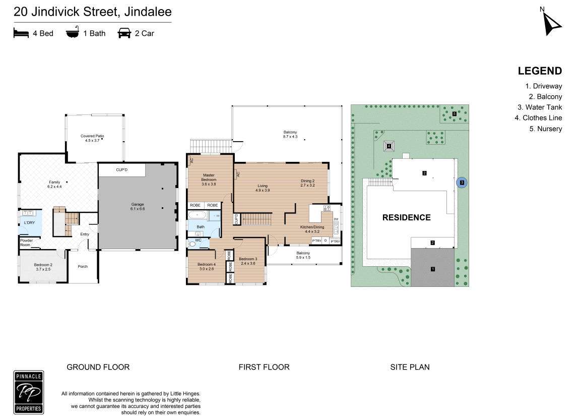 Floorplan of Homely house listing, 20 Jindivick Street, Jindalee QLD 4074