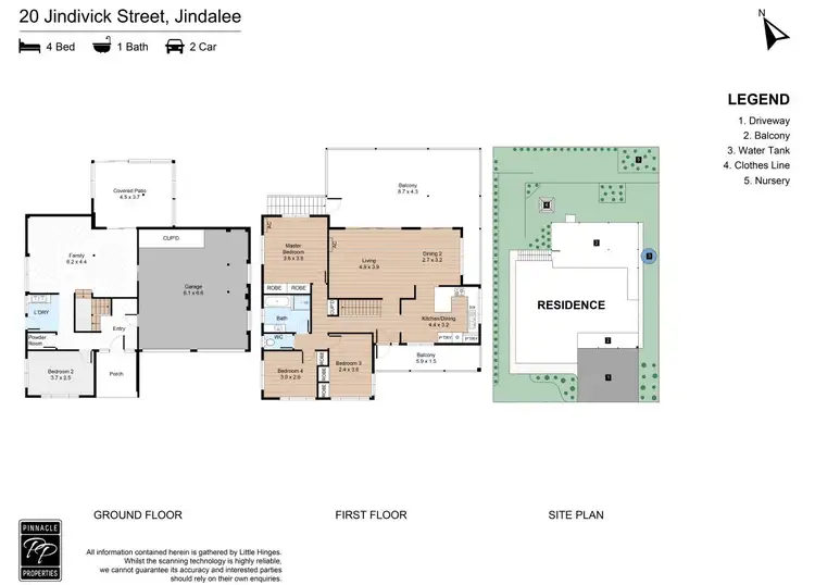 Floorplan of Homely house listing, 20 Jindivick Street, Jindalee QLD 4074