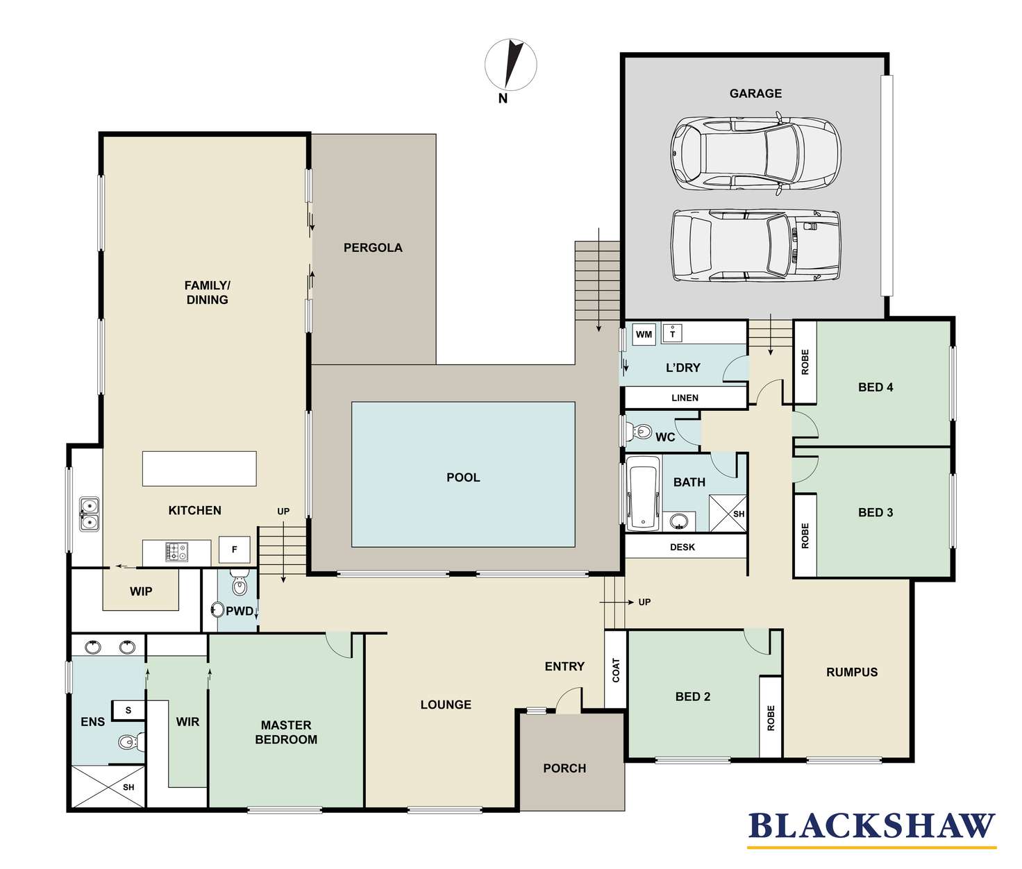 Floorplan of Homely house listing, 19 Vellacott Street, Denman Prospect ACT 2611